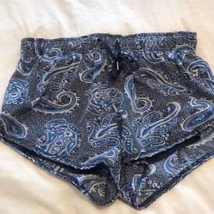 Cotton On Body Paisley Blue Athletic Shorts